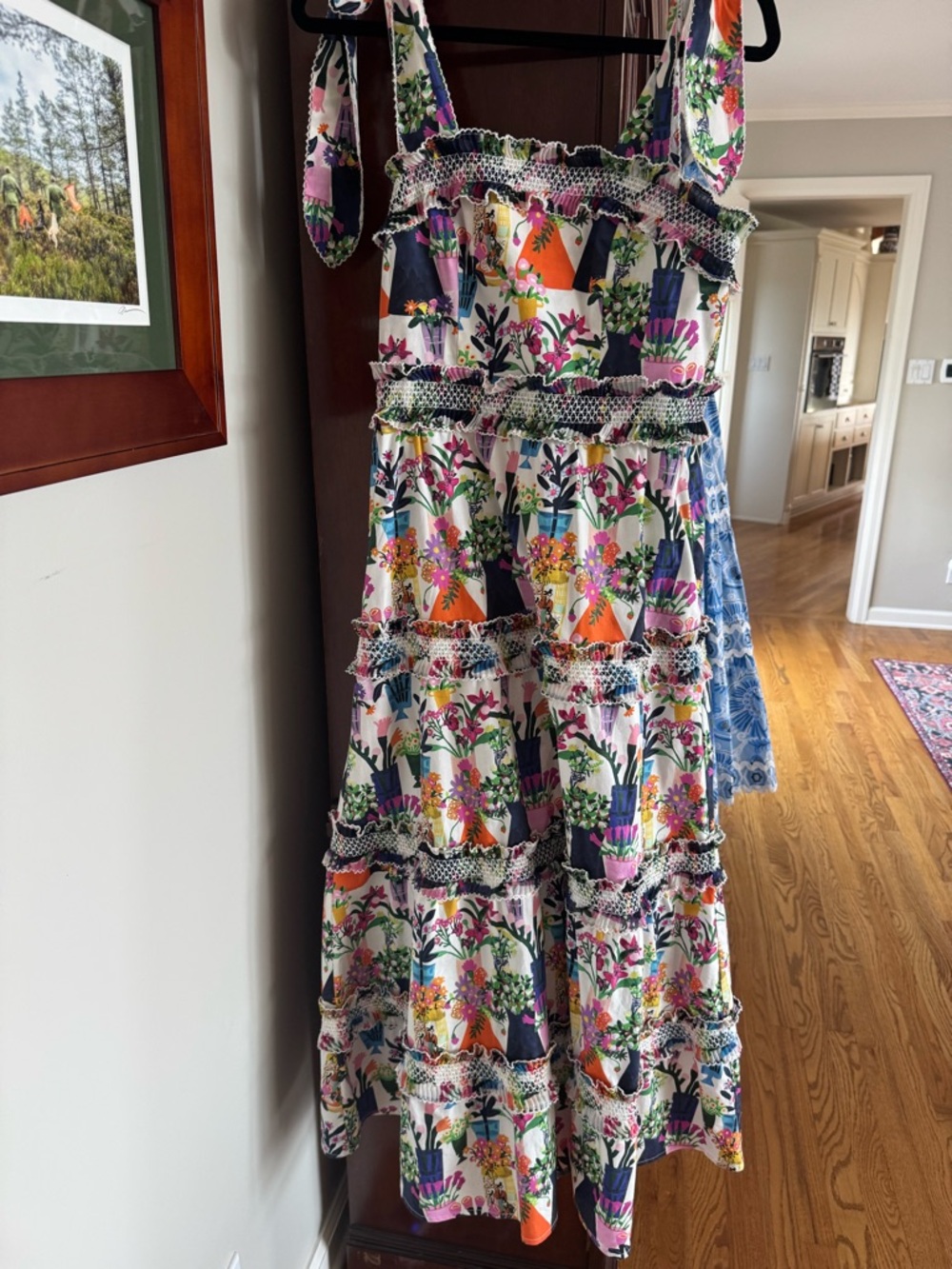 Celia B. Floral Tiered Sundress in Bright Multi-Color